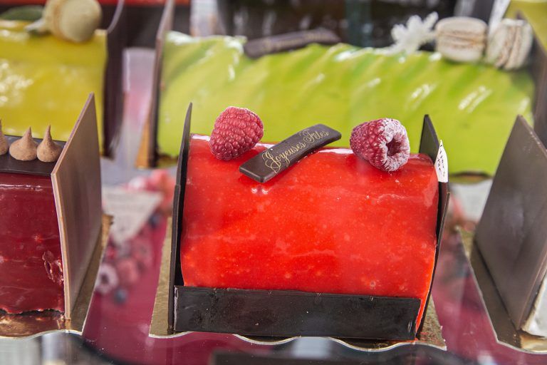 Bûche de noël chocolat et Framboise