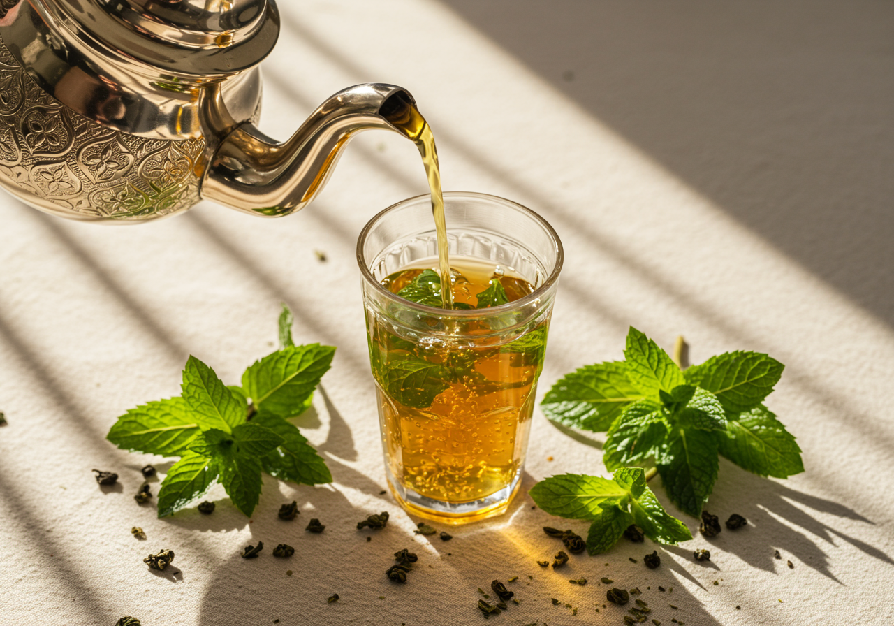 image Le Thé à la Menthe : Une Tradition Millénaire aux Multiples Vertus