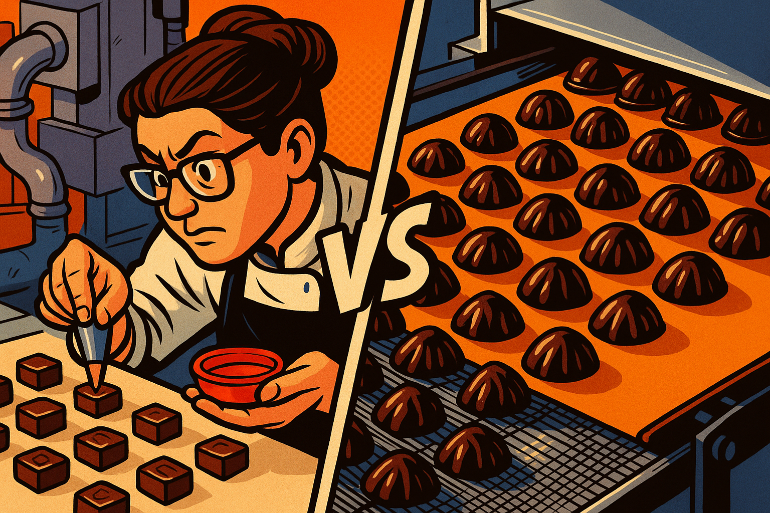 image Chocolat artisanal vs industriel : Plongée au cœur de la fève pour choisir l’excellence