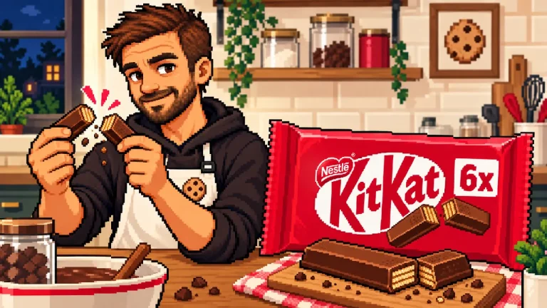 Barres gaufrette chocolat façon KitKat