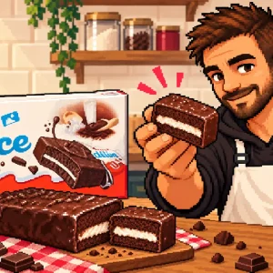 Gâteaux chocolat-coco façon Kinder Délice