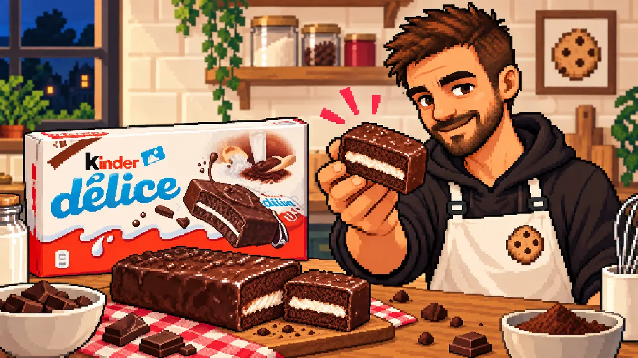 Gâteaux chocolat-coco façon Kinder Délice