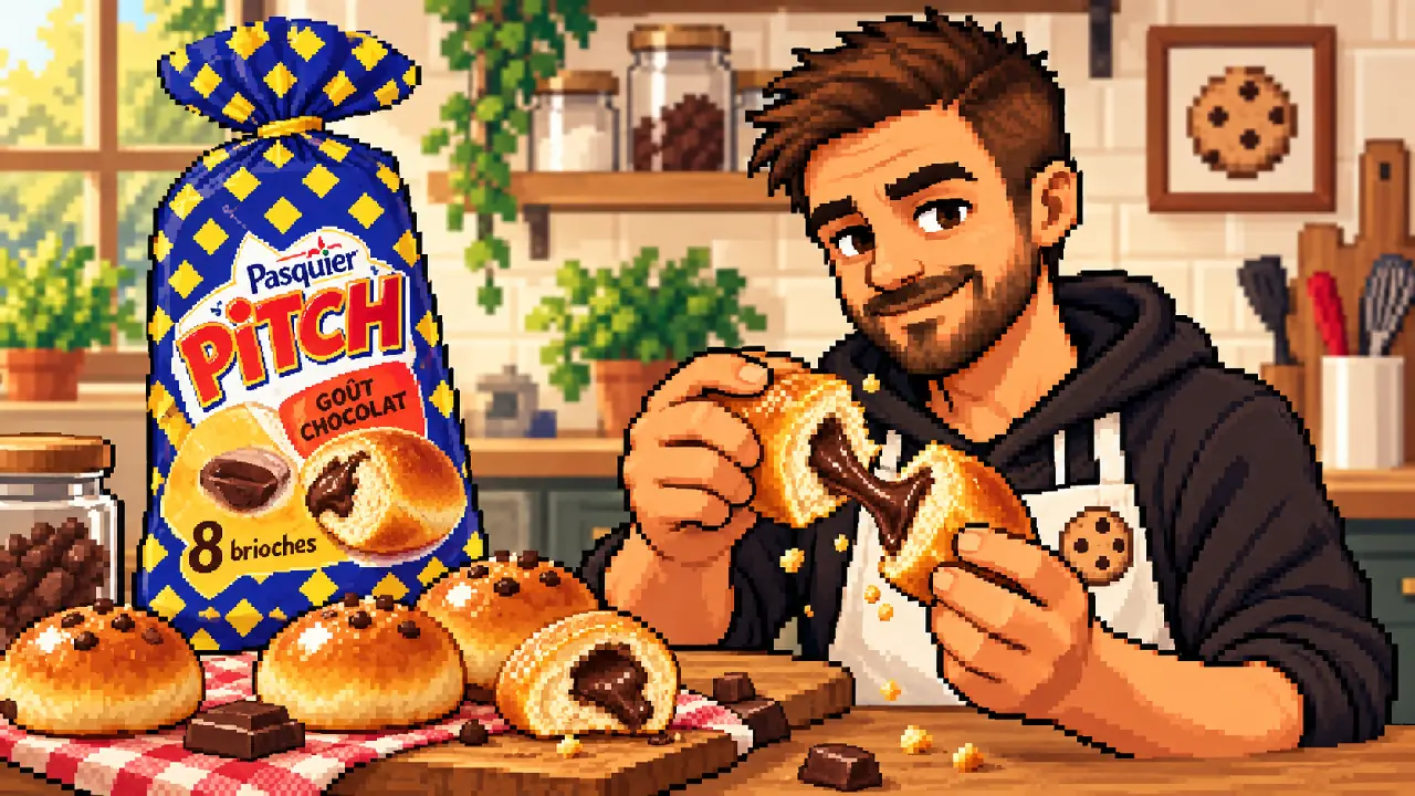 Brioches fourrées au chocolat façon Pitch